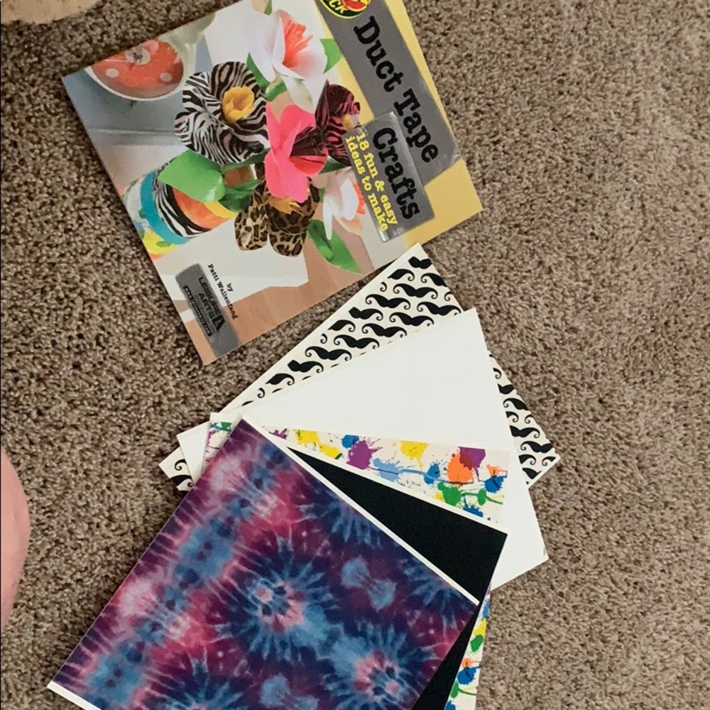 Duct tape crafts with duct tape sheets